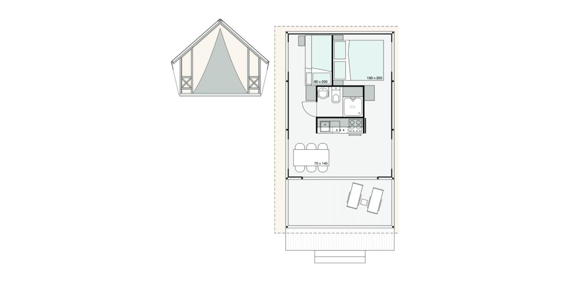 Camp Dole Zivogosce - Mobile Home And Glamping Tent Exterior photo
